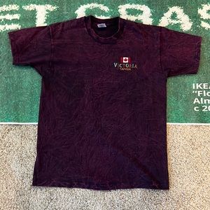 1980s/90s Single Stitched Vintage Victoria Canada Tshirt Size XL